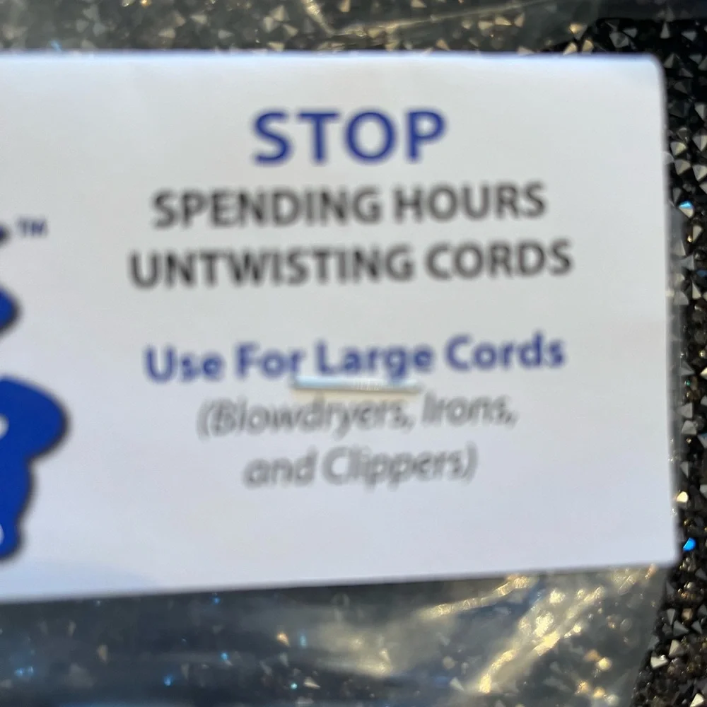 Black Styling Cord Organizer-NEW